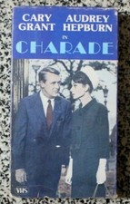 Charade VHS 1963 (1985 GoodTimes Video) Cary Grant Audrey Hepburn Thriller