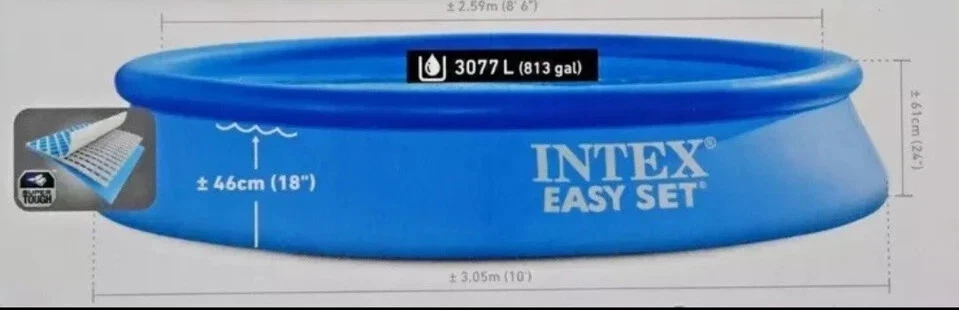 Intex Easy Set Quick-Up-Pool Set - 305x61cm mit Filter Pumpe - Bild 3 von 3