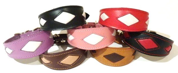 Italian Greyhound Whippet Collars Lurcher Dog Pet Collars Diamond Shape Design
Opens in a new window