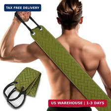 Exfoliating Back Scrubber with Upgraded Handles, 38.5 Inch Double-Sided Body Scr