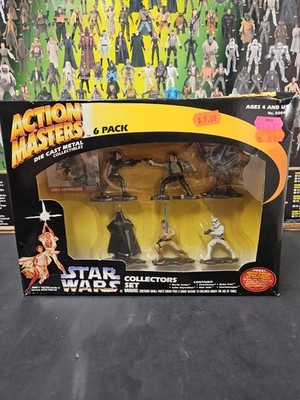 Star Wars Kenner Action Masters Die Cast Metal Figures 6 Pack Collectors Set NEW