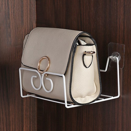 2Pcs Wall Hanging Shelf Handbag Storage Holder Wall Floating Holder T5K85827 - Imagen 4 de 6