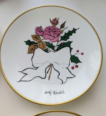 Tiffany × Andy Warhol Christmas Collection 2022 Mini Plate Set 6