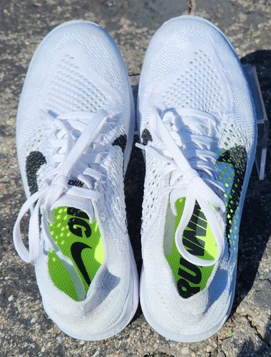 Nike Free RN Flyknit 2018 Damengröße 7 Laufschuhe weiß platin LESEN - Bild 5 von 12