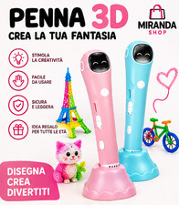 PENNA 3D PER BAMBINI DISEGNO STAMPA 3D PEN FILAMENTO CREATIVA REGALO