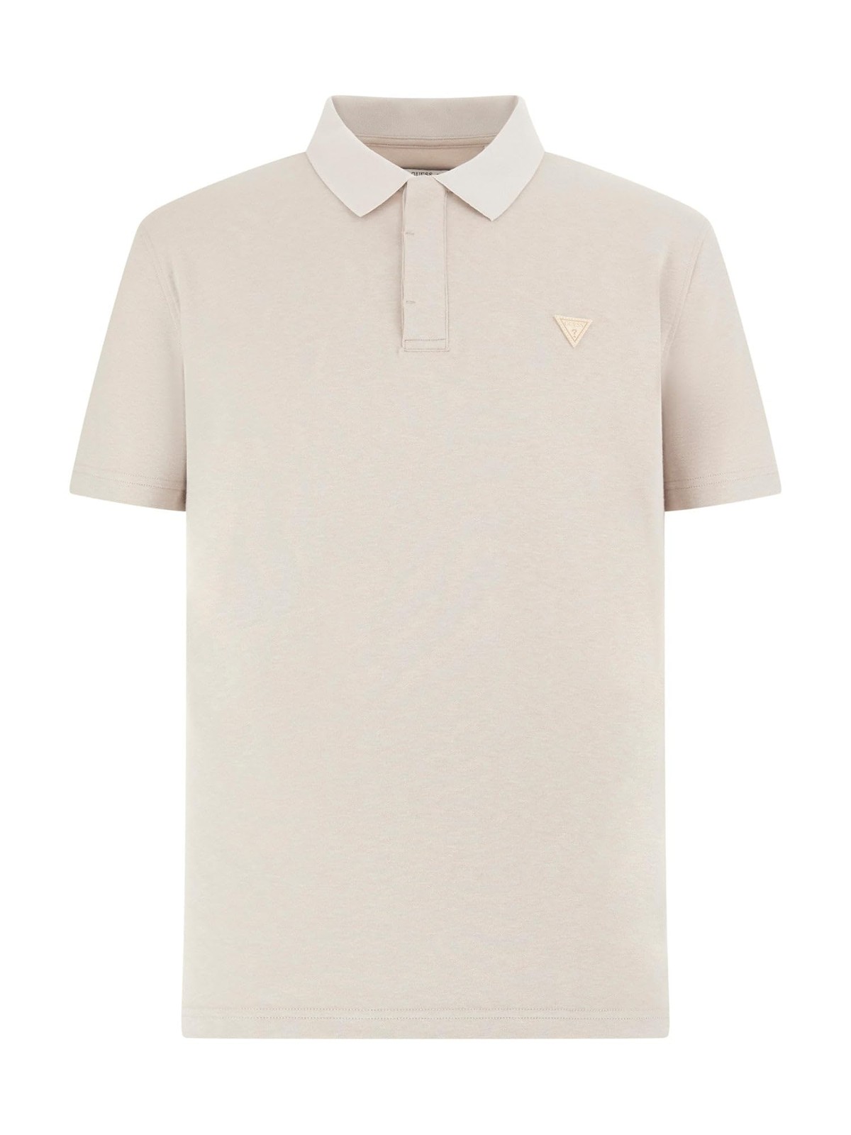 GUESS Mens Small Triangle Short-Sleeve Polo Cloud White Yarn Dyed XXL 5590₽