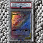 2019 POKEMON SUN & MOON UNBROKEN BONDS FULL ART/RESHIRAM & CHARIZARD GX PSA 10
