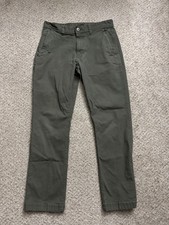 Eddie Bauer Pants Mens Sz 32x31 Dark Green Ca...