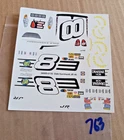 Dale Earnhardt JR #8  Decals only  Package # 763 "READ DESC