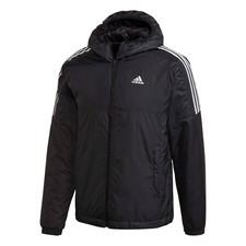 NWT adidas Men's Essentials Insulated Hooded Jacket, Black, Medium