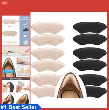 6 Pairs Heel Cushion Pads Shoe Grips Inserts for Loose Shoes Blisters Pain