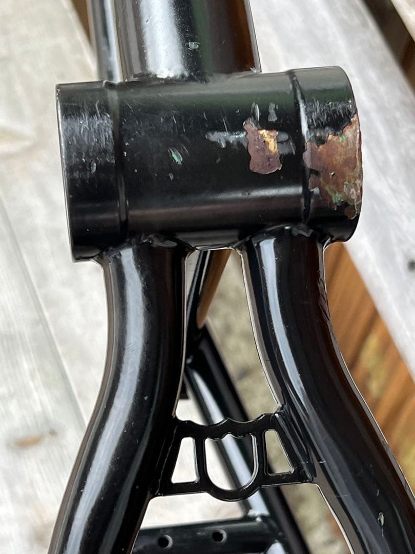 BMX frame S&M JOSH STRICKER FRAME 2009 Black Rare Scratches and