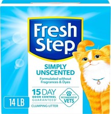 Advanced Simply Unscented Clumping Litter, Unscented Cat Litter Fights Odor on