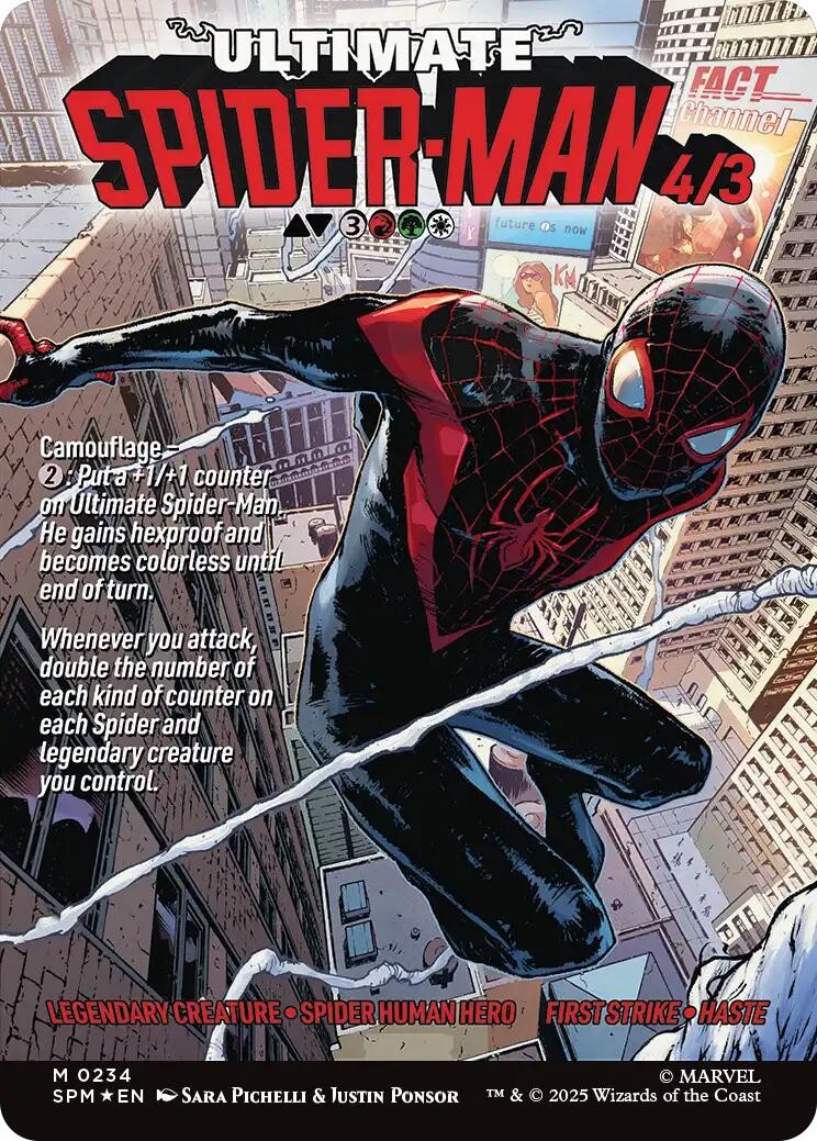Miles Morales (0234) (Borderless) [Marvel's Spider-Man] Foil