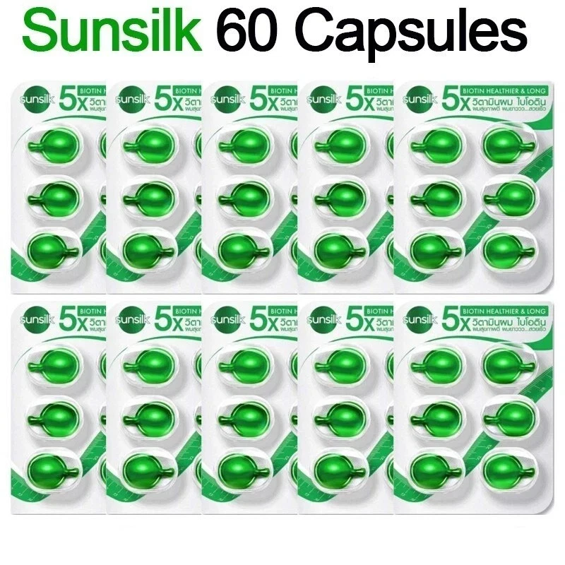 10 x SUNSILK Vitamin BIOTIN HEALTHIER Long hair beautiful quickly with 5x speed