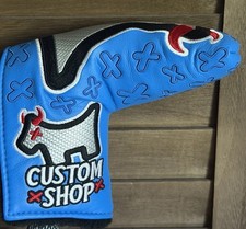 Scotty Cameron Custom Shop Putter Headcover Blue/Silver Hook & Loop