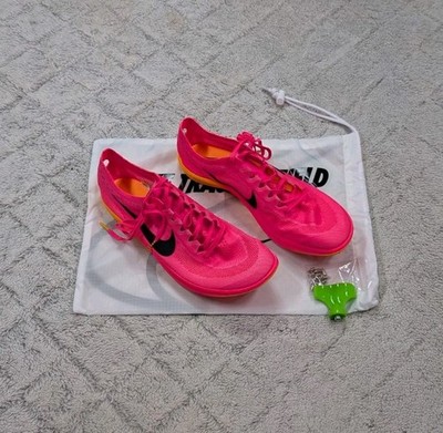 Nike ZoomX Dragonfly Hyper Pink Track Field Distance Spikes Mens 12 CV0400-600