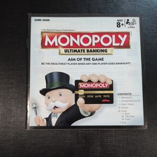 Ultimate Banking Edition Monopoly Instruction / Rules Booklet SPARES