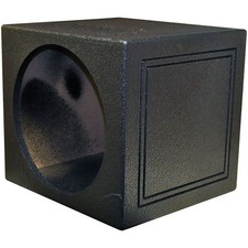 Qpower Single 15" Sealed Woofer Enclosure withh Bed Liner Spray QBOMB15SSINGLE