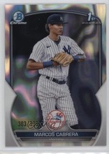 2023 Bowman Chrome Prospects Lava Refractor 303/399 Marcos Cabrera #BCP-46 rp9