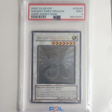 Konami Yu-Gi-Oh! Ancient Fairy Dragon Ghost Rare ANPR-EN040 PSA 9 Unlimited