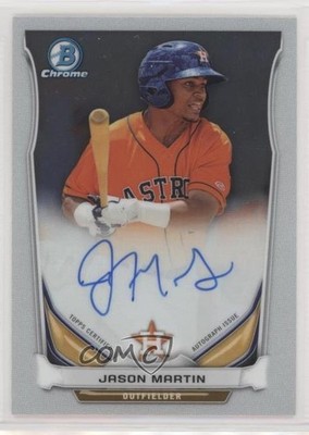 2014 Bowman Chrome Prospect Jason Martin #BCAP-JMA Auto 7eo