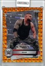 2025 Topps Chrome Wwe Akam Base/Orange Geometric Refractors/ 31 11/25