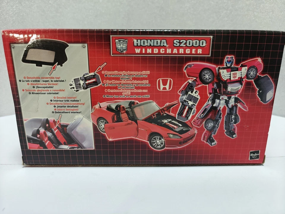 Transformers Alternators Windcharger Omnibot Overdrive Honda S2000 NUOVO - Immagine 4 di 4