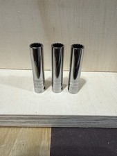 New Snap-on Tel8b 8mm Deep Socket 14 Drive 12 Point Chrome Usa