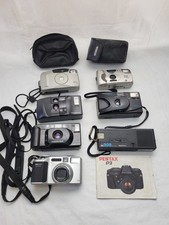 Film Camera Bulk Lot Accesories Kodak Olympus Canon Minolta Untested For Parts