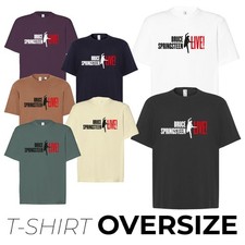 T-SHIRT BRUCE SPRINGSTEEN OVERSIZE - 100% COTONE