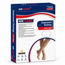MX Care Compression Stocking Knee High   Closed Toe Style