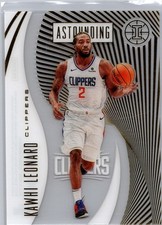 2019-20 Panini Illusions #5 Kawhi Leonard Astounding White Gold