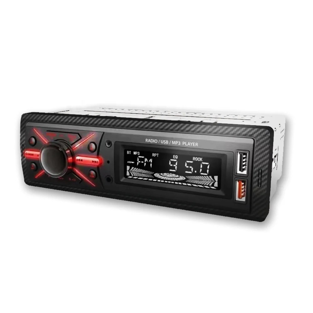 Autoradio Bluetooth mains libres avec 2 USB et entrée AUX pour musique MP3 de voiture