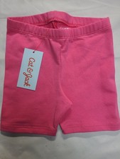 Girls' Bike Shorts Cat  Jack Dark Pink Size 2T