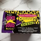 1991 Pro Set Super Stars MusiCards Factory Sealed  36 Pack Box — photo 2