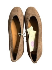 A New Day Faux Suede Ballet Flats Memory Foam Brown Women s Sz 6.5 NEW WITH TAGS