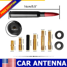Bullet Antenna 50 Cal Black For Chevrolet Silverado 150025003500gmc Sierra Us