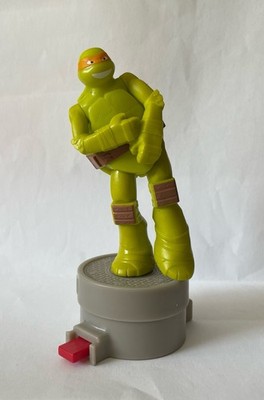 2017 TMNT Michelangelo Ninja Turtle Figur BURGER KING Viacom Sockel 12 cm