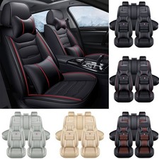 For Toyota Corolla Rav4 Avalon Camry Tacoma Car Seat Cover Leather Front Rear For Toyota Corolla Rav4 Avalon Camry Tacoma Car Seat Cover Leather Front Rear