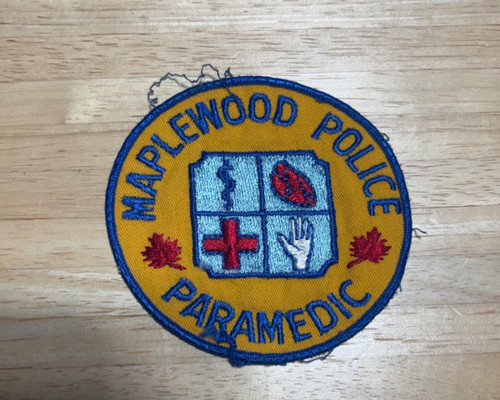 MAPLEWOOD MINNESOTA PARAMEDIC POLICE DEPARTMENT PATCH - POLICE UNITY TOUR