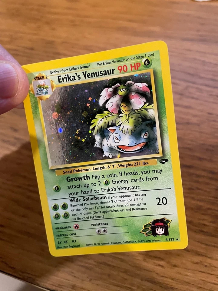 NEAR MINT! Erika's Venusaur (4/132) Holo Gym Challenge Pokemon Card! FREE P&P! - Image 4 of 4