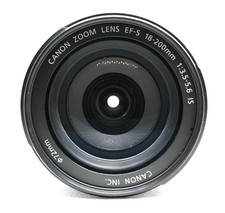 Canon EF-S 18-200mm F3.5-5.6 IS AF Zoom Lens Near Mint Tested JAPAN