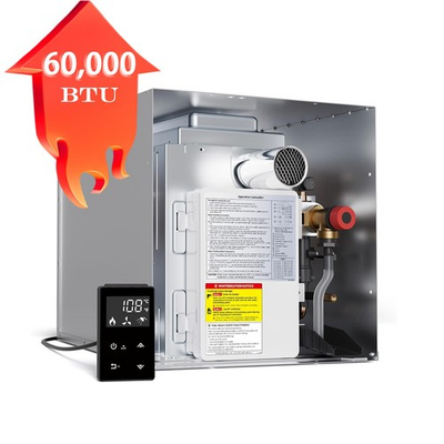 #ad 60000 BTU RV Tankless Water Heater without Door Max.3.5 GPM Propane Gas DC 12V $279.99