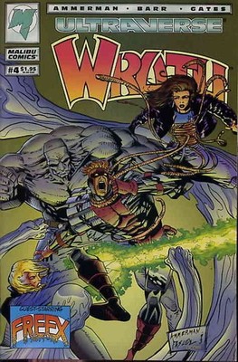 Wrath #4 FN; Malibu | Ultraverse Freex - w/Bag+Board