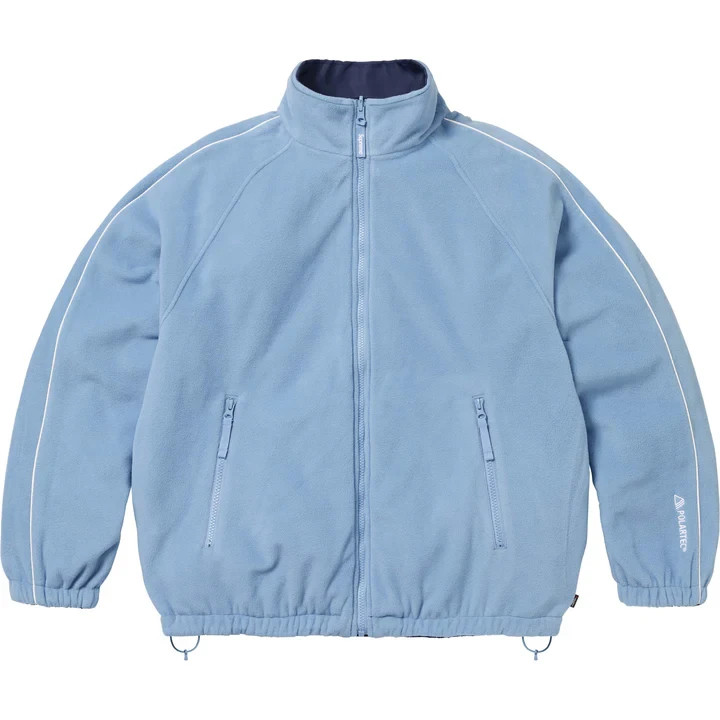 Supreme Polartec Reversible Track Jacket Navy | eBay