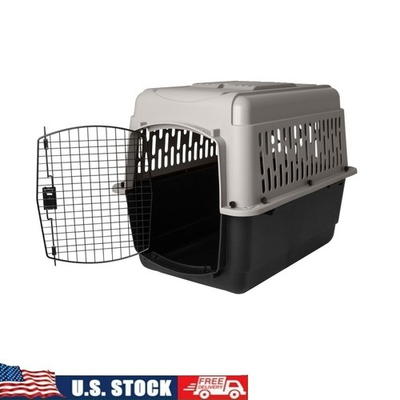 #ad Hard Sided Kennel Carrier Durable Plastic Dog Crate Airline Approved Safe Secure $47.98