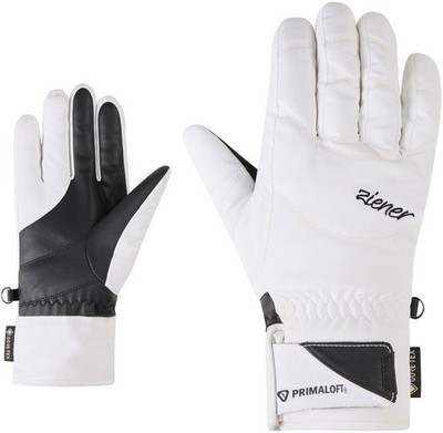 Ziener Women's Alpine Ski Gloves KLENN-Z GTX PR white