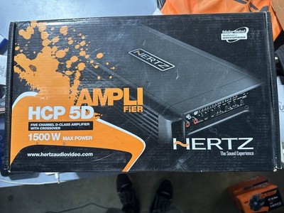 NEW HERTZ HCP-5D 5 CHANNEL D CLASS 1500W AMPLIFIER COMPONENT SPEAKERS SUBWOOFER