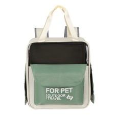 Pet Portable Travel Backpack Carrier for Small Cats Pet Dog Green